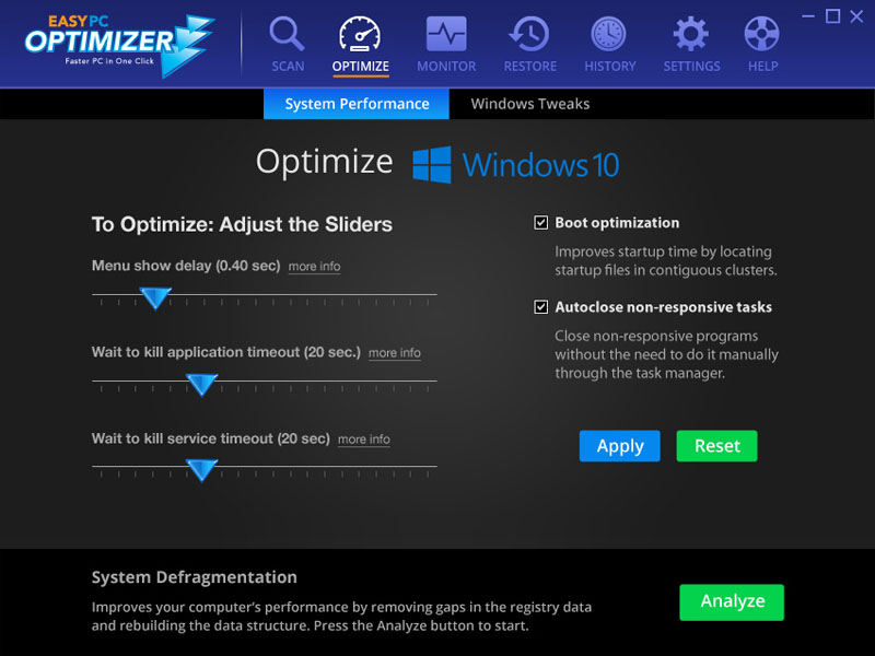 Windows 7 Easy PC Optimizer 2.0.19.428 full